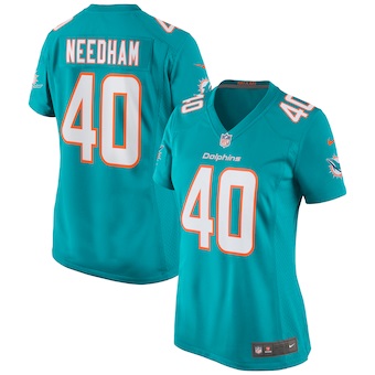 womens nike nik needham aqua miami dolphins game jersey_pi40